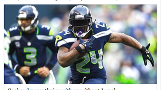 Marshawn Lynch's Mom: "REPORTERS DON'T THINK, THEY GUESS"